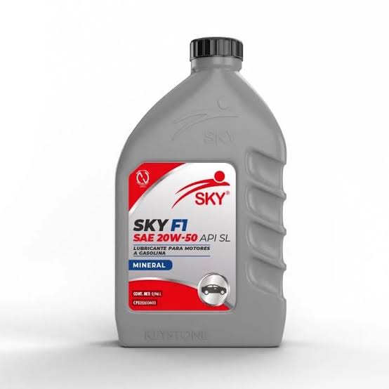 Aceite de Motor Mineral Sky 20W-50 (1 Litro)
